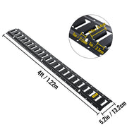 Load image into Gallery viewer, SucceBuy E-Track Tie-Down Rail, 4/6/16/28Pcs 4/6/16/28Ft Steel Rails w/ Standard 1" x 2.5" Slots, Compatible wwith O and D Rings - AMOCART