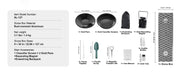 Load image into Gallery viewer, SucceBuy 50" 12" Complete Sluice Box Gold Panning Kit Aluminum Alloy Gold Mining Equipment 23/16 PCS Gold Prospecting Kit