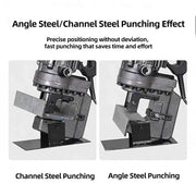 Load image into Gallery viewer, Portable Electric Angle Steel Channel Steel Punching Machine 1200W 50mm Hole Puncher MHP20 Iron / Steel Cutting Punching Machine