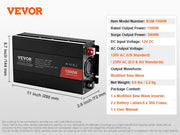 Load image into Gallery viewer, SucceBuy Modified Sine Wave Inverter 1500W / 3000W / 5000W Power Inverter for Home Devices Home Appliances Household Equipment - AMOCART