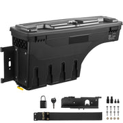 Load image into Gallery viewer, SucceBuy Truck Bed Storage Box Lockable Lid Waterproof ABS Wheel Well Tool Box 6.6 Gal with Password Padlock Fit for Driver Side