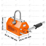 Load image into Gallery viewer, SucceBuy 100KG-2000KG Permanent Magnetic Lifter Pulling Capacity 2.5 Safety Factor Neodymium & Steel Lifting Magnet Lift Magnets