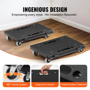 Load image into Gallery viewer, SucceBuy 2 Pack Furniture Mover Pallet Trolley 500 lbs Each Count with 4 Wheels Small Flat Dolly Cart for Industrial Machinery - AMOCART