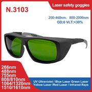 Load image into Gallery viewer, Laser Safety Glasses 190-2000nm 10600nm OD6 CO2 Laser Protection goggles 1064 532 200-2000nm IPL laser glasses Laser protection
