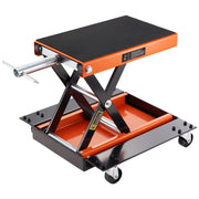 Load image into Gallery viewer, Amocart Motorcycle Lift 1100 LBS Motorcycle Lift Scissor Lift with Dolly & Hand Crank Center Hoist Crank Stand for Motorcycle