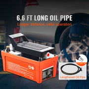Load image into Gallery viewer, SucceBuy Air Hydraulic Pump 10,000 PSI 1/2 Gal Reservoir Foot Actuated Air Treadle for Auto Body Frame Machines and Pulling Post