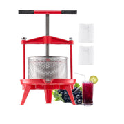 Load image into Gallery viewer, Amocart 9L 14L Fruit Wine Press Stainless Steel Basket with Cross-beam and Triangular Structure Manual Juice Maker for Kitchen