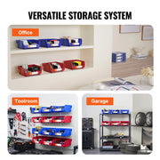 Load image into Gallery viewer, SucceBuy 6pcs Garage Storage Bin Hanging Stackable Wall Mounted Organizer Bin Stacking Containers for Closet Kitchen Office