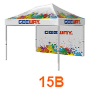 Bild in Galerie-Viewer laden, Vordach Abdeckung 3x3 Schwerlast Outdoor Popup Luxus Großes Stretch Gazebo Zelt Custom 10 X 10 Kommerzielles Werbezelt für Veranstaltungen