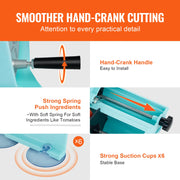 Load image into Gallery viewer, SucceBuy Manual Vegetable Fruit Slicer 0-0.5"/0-12mm Adjustable Commercial Slicer Machine Stainless Steel Blade Food Cutter