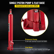 Load image into Gallery viewer, SucceBuy Hydraulic Jack 3/4/8/12 Ton Car Hydraulic Long Ram Jack Manual Engine Lift Hoist Cherry Picker Mechanical Workshop Tool