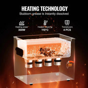 Load image into Gallery viewer, SucceBuy 2/3/6/10/15/30L Ultrasonic Cleaner with Heater Timer for Lab Tools Metal Parts Carburetor Brass Auto Parts Engine Parts