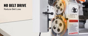 Load image into Gallery viewer, SucceBuy Brushless Mini Metal Lathe 7''x16'' / 180mm*400mm 800W Digital Display Continuously Variable Metalworking Turning