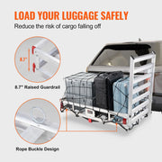 Load image into Gallery viewer, Amocart 47/53/60 in Hitch Cargo Carrier 400/500lb Capacity Trailer Hitch Mount Aluminum Cargo Basket for Truck Pickup Camping