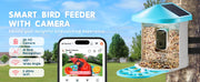 Load image into Gallery viewer, Amocart Smart Bird Feeder with Camera 2KHD AI Identify 10000+ Bird Species Solar-Powered Bird Watching Camera with Auto Capture