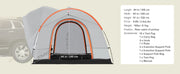 Load image into Gallery viewer, SucceBuy SUV Camping Tent, 8'-8' SUV Tent Attachment for Camping with Rain Layer and Carry Bag, PU2000mm Double Layer Truck Tent