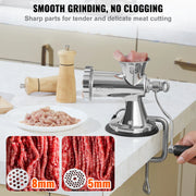 Load image into Gallery viewer, SucceBuy Manual Meat Grinder 304 Stainless Steel Hand Meat Grinder with Suction Cup&Steel Table Clamp Meat Mincer Sausage Maker - AMOCART