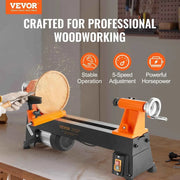 Load image into Gallery viewer, Amocart Benchtop Wood Lathe 10inx18in / 14inx40in EU-230V US-120V Power Wood Turning Lathe Machine Variable Speeds Woodworking