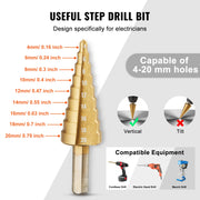 Load image into Gallery viewer, SucceBuy 10Ton Hydraulic Knockout Punch Driver Kit 1/2"-2" w/ 6 Dies Carbon Steel Sheet Hole Opener Manual Hole Digger - AMOCART