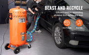 Charger l'image dans la visionneuse de galerie, Sablière à aspiration sans poussière SucceBuy 28 gallons avec système d'aspiration intégré de 1200 W pour le contrôle de la poussière et le recyclage des abrasifs 60-110 PSI
