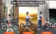 Load image into Gallery viewer, SucceBuy 20inch 7 Speed Adult Tricycles Bike Adult Trikes 3-Wheeled Bicycles Carbon Steel Cruiser Bike with Basket