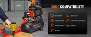 Load image into Gallery viewer, Amocart Silent Air Compressor 9L 18L 24L 35L Quiet Oil-free Portable Air Pump for Home Repair Tire Inflation Whisper Compressor
