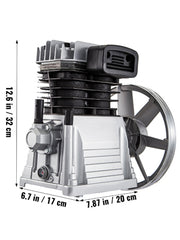 Load image into Gallery viewer, Amocart Air Compressor Heads Piston Twin Cylinder Single Stage 2.2KW 375L/MIN 12CFM 11Bar 159.5PSI 1300RPM for Chemical Textile