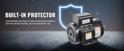 Charger l'image dans la visionneuse de galerie, Amocart 7.5HP Air Compressor Motor 230V 31.6Amps Electric Single Phase Motor 3450RPM 184T Frame for Compressors CW/CCW Rotation