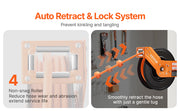 Load image into Gallery viewer, Amocart Retractable Air Hose Reel 50FT Rubber Air Compressor Hose Reel Auto-Rewind w/ 5FT Lead in Ceiling Wall-Mounted Air Hose