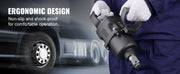 Charger l'image dans la visionneuse de galerie, Amocart Air Impact Wrench Up to 2730 ft-lbs Reverse Torque Output 1inch Pneumatic Impact Gun for Repairs and Maintenance