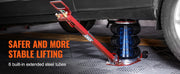 Load image into Gallery viewer, SucceBuy Pneumatic Jack 3 Ton/5 Ton Triple Bag Air Jack Quick Lift Heavy Duty Car Repair Jacks Folding Rod Jacks with Two Wheels