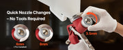Load image into Gallery viewer, Amocart Air Texture Spray Gun 1.45 Gallon Air Hopper Spray Gun Professional Drywall Texture Painting Sprayer with 3 Nozzles