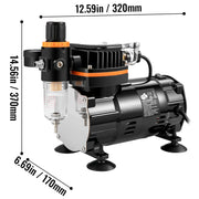 Load image into Gallery viewer, SucceBuy Professional Dual-Action Airbrush 120W Electric Spray Gun Air Brush Painting Set Art Nail Tattoo Makeup Model Sprayer
