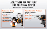 Charger l'image dans la visionneuse de galerie, Amocart Airbrush Kit, Dual Fan Air Compressor Professional Airbrushing System Kit Airbrushes Mixing Wheel Cleaning Brush Set