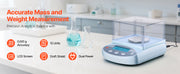 Load image into Gallery viewer, Amocart Analytical Balance High Precision Electronic Digital Analytical Balance with Glass Draft Shield for Laboratory Jewelry