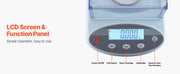 Load image into Gallery viewer, Amocart Analytical Balance High Precision Electronic Digital Analytical Balance with Glass Draft Shield for Laboratory Jewelry