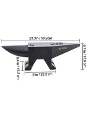 Bild in Galerie-Viewer laden, Amocart 10-60Kg Steel Single Round Horn Anvil Steel Block Blacksmith Bench Tool Jewelry Making Manual Equipment for Metalsmiths