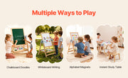 Charger l'image dans la visionneuse de galerie, Amocart Standing Magnetic Drawing Board WordPad Art Easel with Painting Accessories Children Educational Toys for Kids Boy Girl