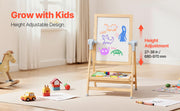 Load image into Gallery viewer, SucceBuy Standing Magnetic Drawing Board WordPad Art Easel with Painting Accessories Children Educational Toys for Kids Boy Girl