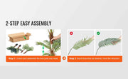 Load image into Gallery viewer, Amocart Artificial Palm Tree 4/5/6 FT Faux Plant Secure PE Material & Anti-Tip Tilt Protection Low-Maintenance Plant for Home