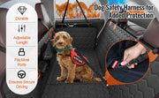 Charger l'image dans la visionneuse de galerie, SucceBuy Back Seat Extender Dog Car Seat Cover for Back Seat Bed with Mesh Window and Storage Pocket Supports 350lbs Dog Hammock