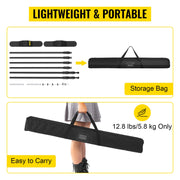 Load image into Gallery viewer, SucceBuy 3x2.4M Backdrop Background Stand Adjustable Telescopic Backdrop Banner Stand for Photocall Video Wedding Event Party