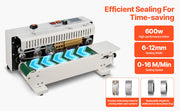 Load image into Gallery viewer, SucceBuy Horizontal Bag Band Sealing Machine Continuous Band Sealer Machine Carbon Steel for 0.02-0.8 mm Plastic Bags Films