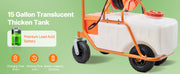 Load image into Gallery viewer, SucceBuy Battery Powered 15 Gal Garden Weed Sprayer with Wheeled Cart 126FT Hose with Reel 8 Nozzles 2 Wands with Lock for Crop