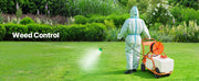 Load image into Gallery viewer, SucceBuy Battery Powered 15 Gal Garden Weed Sprayer with Wheeled Cart 126FT Hose with Reel 8 Nozzles 2 Wands with Lock for Crop