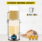 Load image into Gallery viewer, Amocart 35L110/220V 304Stainless Steel All-in-One Home Beer Brewer Electric Brewing System with Pump Brewing Beer Equipment Kit