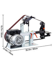 Load image into Gallery viewer, SucceBuy 1.5KW Belt Grinder Machine 2 x 82in Variable/Constant Speed 3 Mode Electric Belt Sander for Tool Polishing Knife Making
