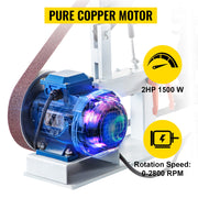 Load image into Gallery viewer, SucceBuy 1.5KW Belt Grinder Machine 2 x 82in Variable/Constant Speed 3 Mode Electric Belt Sander for Tool Polishing Knife Making