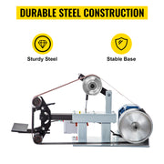 Load image into Gallery viewer, SucceBuy 1.5KW Belt Grinder Machine 2 x 82in Variable/Constant Speed 3 Mode Electric Belt Sander for Tool Polishing Knife Making