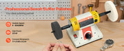 Load image into Gallery viewer, Amocart Bench Buffer Polisher 1/2HP 0 to 8000RPM with 4"Cloth Wheel 3"Grinding Wheel 3"Fiber Wheel for Metal Jewelry Plastic